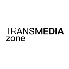 transmedia zone word logo square